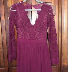 Women’s wedding guest dress size large.